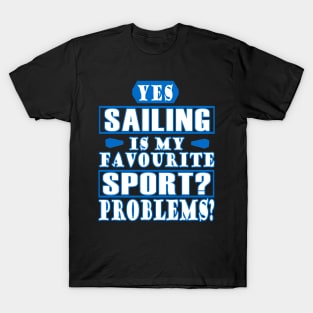 Boys Sailboat Sailing Captain Sailing Sailing T-Shirt